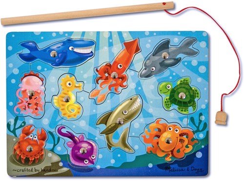 Melissa & Doug Magnetisch Houten Spel - Vissen
