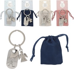 Depesche beschermengel sleutelhanger met letter B - cadeau voor kinderen