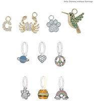 Depesche bij hanger goudkleurig met kristal - charm voor oorbel-3