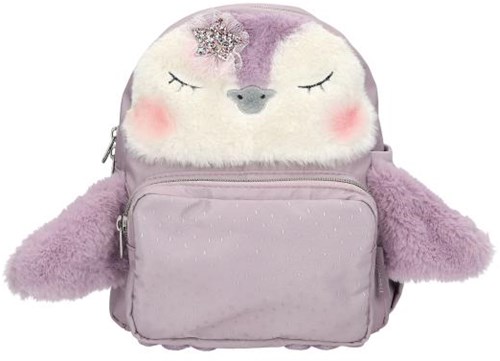 Depesche sac à dos Princess Mimi pingouin - lilas - sac à dos enfant paillettes-2