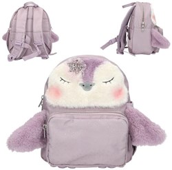 Depesche sac à dos Princess Mimi pingouin - lilas - sac à dos enfant paillettes