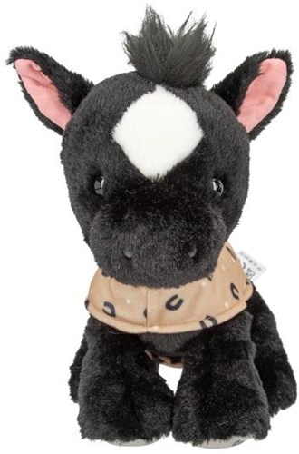 Depesche peluche cheval Miss Melody Black Angel 20 cm jouet-2