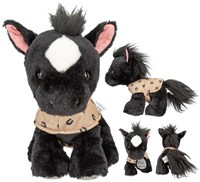 Depesche peluche cheval Miss Melody Black Angel 20 cm jouet
