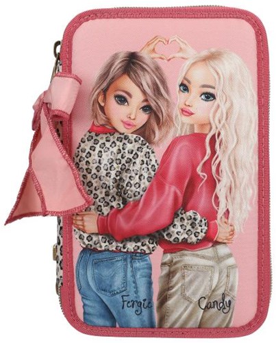 Depesche etui TOPModel 3-vaks LEOHEART voor school en creatief-2