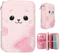 Depesche etui Princess Mimi 2-vaks hertROBBY - schoolbenodigdheden
