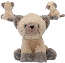 Depesche TOPModel knuffel kat Amber 16 cm pluche speelgoed kat