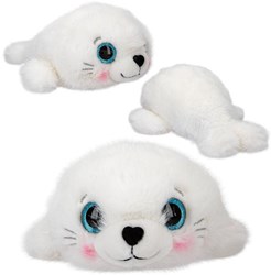 Depesche Princess Mimi knuffel zeehond wit ROBBY pluche speelgoed