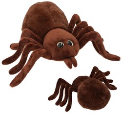Depesche knuffel spin pluche 20 cm bruin speelgoed
