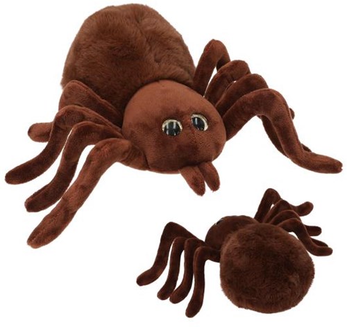 Depesche knuffel spin pluche 20 cm bruin speelgoed