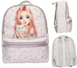 Depesche rugzak TOPModel BLOOMING KITTY lila roze bloemen