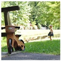 Kinderfeets Vélo d'équilibre en bois à partir de 2 ans - Bambou Marron-2