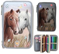Depesche etui Miss Melody 3-vaks paarden schoolspullen