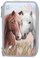 Depesche etui Miss Melody 3-vaks paarden schoolspullen-2