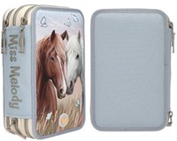 Depesche etui Miss Melody 3-vaks paarden schoolspullen-3
