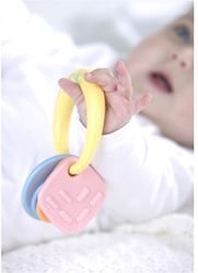 Tolo Baby Bijtring & Rammelaar in 1 - Pastelkleur
