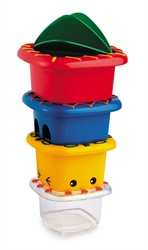 Tolo Classic Badspeelgoed Stapelbekers - 4 stuks