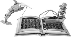 Metal Earth constructie speelgoed The Old Man & The Sea Book Sculpture