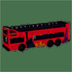Metal Earth bouwset Big Apple Tour Bus modelbouw met metaal