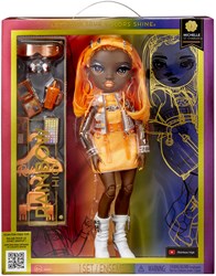 Rainbow High modepop Michelle St. Charles oranje - fashion doll speelgoed