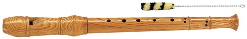Bontempi flûte à bec bois baroque pour enfants et débutants musique-2