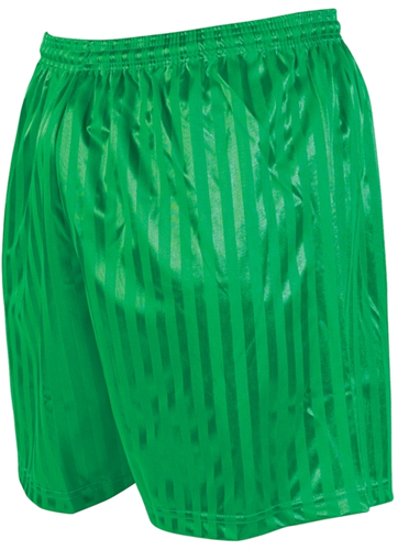 Precision voetbalshorts gestreept Continental groen L sportbroek