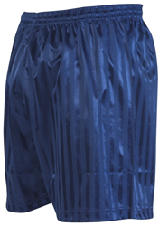 Precision voetbalshort gestreept Continental polyester navy XL volwassenen