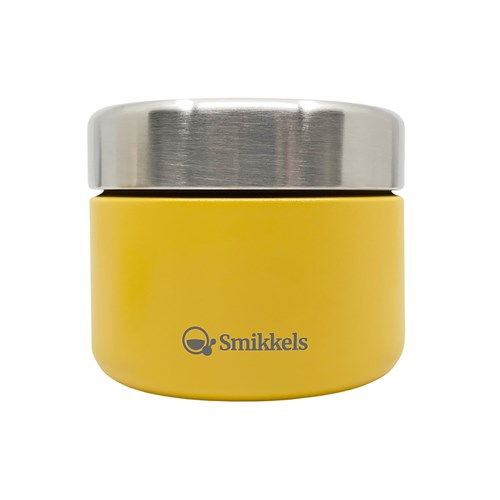 Smikkels - RVS Fruitbakje 420ml - Geel