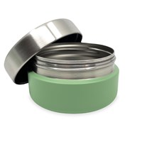 Smikkels RVS fruitbakje kind 280ml groen - duurzaam snackbakje-2