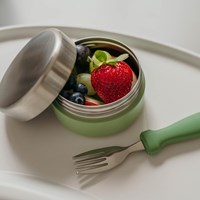 Smikkels RVS fruitbakje kind 280ml groen - duurzaam snackbakje-3