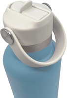 Smikkels bouteille isotherme inox gourde 350ml bleu - mug isotherme enfant école-2