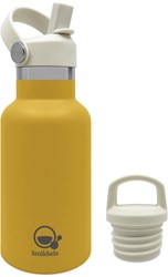 Smikkels bouteille isotherme inox 350ml jaune - gourde pour enfants