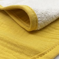 Smikkels bavoirs bandana bébé lot jaune - coton biologique-3