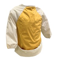 Smikkels bavoir à manches L jaune - bavoir bébé imperméable