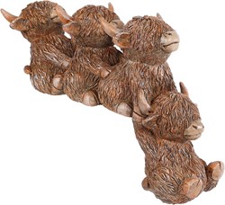 Van Manen sculptuur decoratie highlander 20x15x8cm beeldje