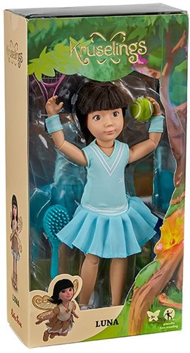 Kruselings pop Luna tennis speelset - modepop met accessoires