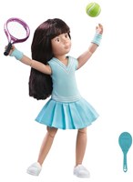 Kruselings pop Luna tennis speelset - modepop met accessoires-2