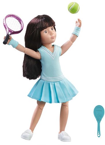 Kruselings pop Luna tennis speelset - modepop met accessoires-2