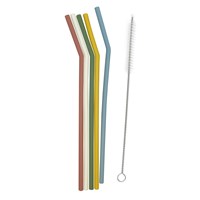 Smikkels pailles en silicone colorées réutilisables écologiques