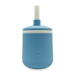 Smikkels - Siliconen kinderbeker - Blauw