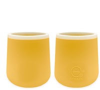 Smikkels siliconen oefenbekers set - gele drinkbekers voor kinderen