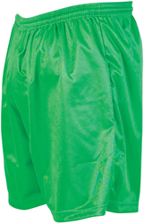 Precision voetbalshort junior groen XS - sportbroekje ademend