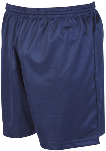 Precision voetbalshort junior micro-streep navy XS ademend sportbroekje