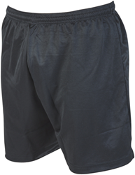 Precision voetbalshort micro-streep volwassenen zwart L sportbroek