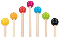 Goki bâton en bois - tige de remplacement pour jouets à pousser