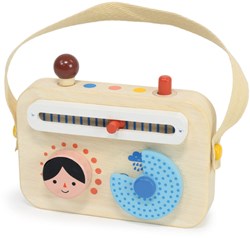 Mentari radio jouet pour enfants - première radio colorée