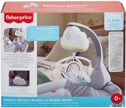 Fisher-Price Regenboog muziekmobiel babybedje - nachtlampje