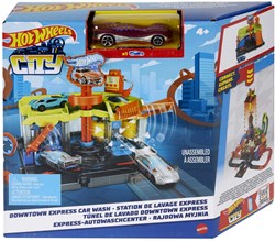 Hot Wheels City Speelset - Express Wasstraat - Auto Speelgoed