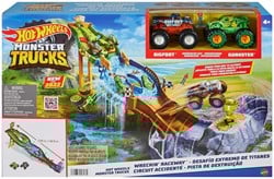 Hot Wheels Monstertrucks Slopend Circuit speelset