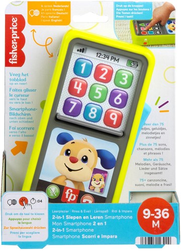 Fisher-Price Smartphone jouet interactif pour tout-petits et bébés