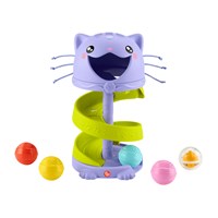 Fisher-Price ballentoren kattenspeelgoed voor peuters - kleurrijk en leerzaam